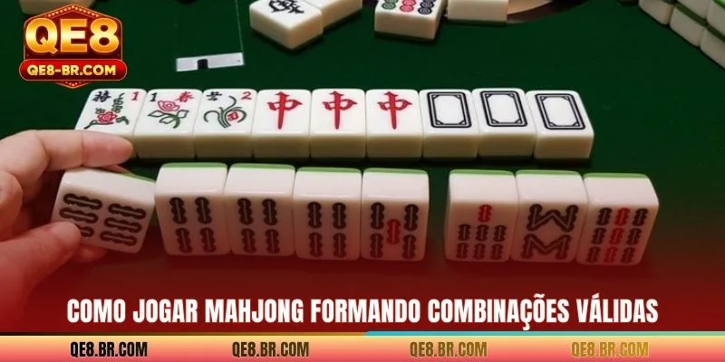 Como jogar mahjong formando combinações válidas