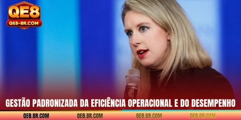 Gestão padronizada da eficiência operacional e do desempenho